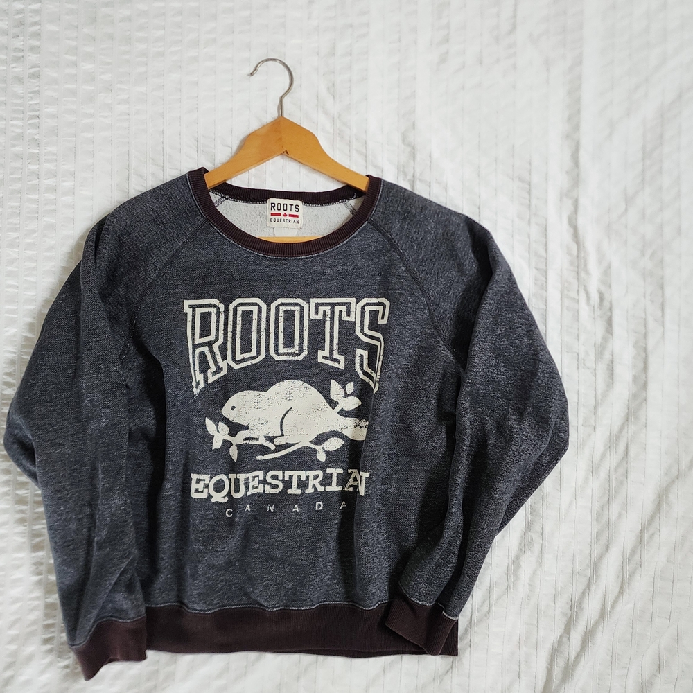Roots Equestrian Gray Sweater